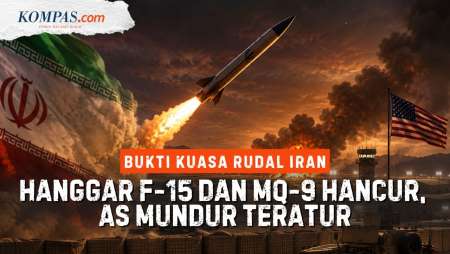 Bukti Kuasa Rudal Iran: Daftar Aset Dan Jet AS Hancur Lebur, Washington Tarik Rem Perang