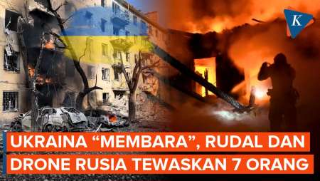 Pasukan Putin “Ngamuk”, Rudal-Drone Rusia Bakar Mobil Dan Apartemen, 7 Warga Ukraina Tewas