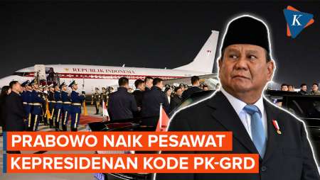 PK-GRD, Jenis Pesawat Kepresidenan Indonesia yang Dipakai Prabowo untuk Keliling 5 Negara