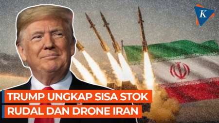 Dulu Klaim Hancur Total, Kini Trump Ungkap Sisa Rudal Dan Drone Iran