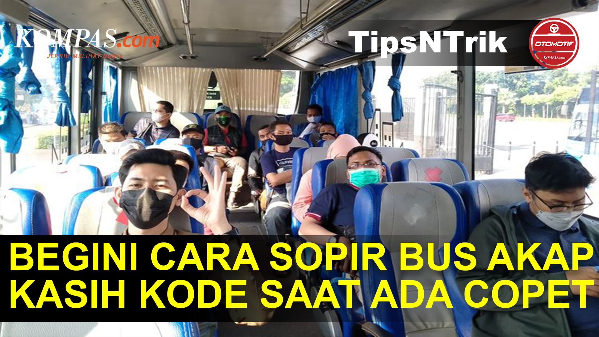 #TipsNTrik : Pahami Kode dari Sopir Saat Naik Bus, Artinya Awas Ada Copet