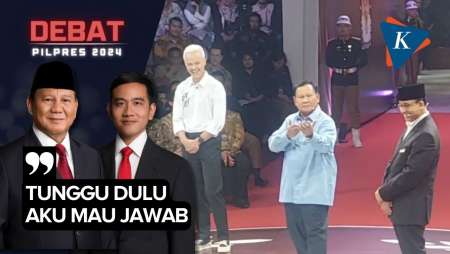 Momen Prabowo Pasang Kuda-kuda Silat Saat Respons Komentar Capres Lain