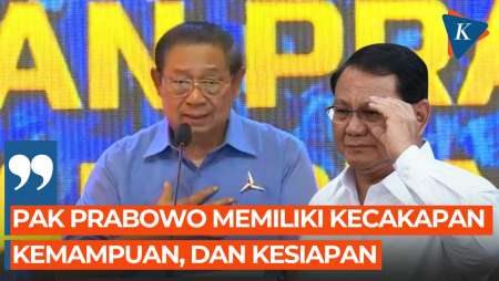SBY Yakin Prabowo Cakap dan Siap Jadi Presiden