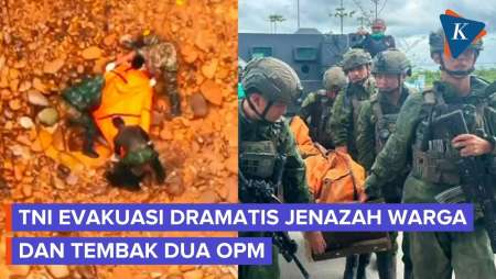 Momen ​TNI Evakuasi Jenazah Dan Lawan Anggota OPM