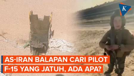AS-Iran Adu Cepat Cari Pilot Jet F-15 Yang Jatuh, Ada Apa?