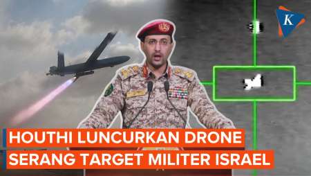 Serangan Drone Houthi Hantam Target Militer Israel