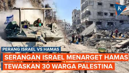 Serangan Israel di Gaza, IDF Klaim Targetkan Hamas, tapi Tewaskan 30 Warga Palestina