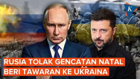 Rusia Tolak Gencatan Senjata Natal, Curigai Ukraina Mau Perkuat Pasukan