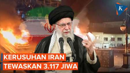 Korban Demo Iran Tercatat Mencapai 3.117 Jiwa