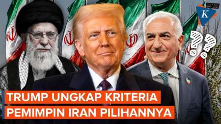 Trump Bocorkan Kriteria Pemimpin Iran Pilihannya, Kenapa Reza Pahlavi Tak Masuk?