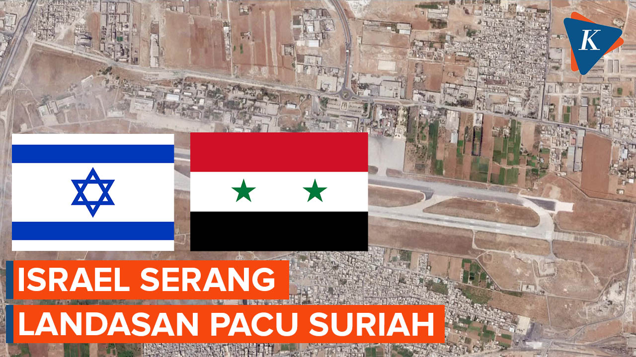 Citra Satelit Israel Serang Landasan Pacu Bandara Suriah
