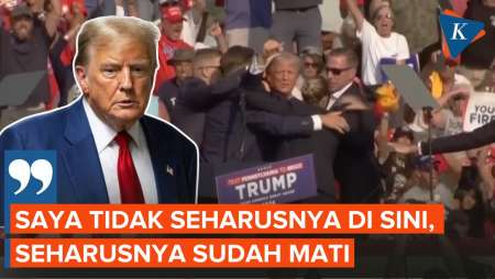 Trump Sebut Upaya Pembunuhannya sebagai Pengalaman yang Nyata