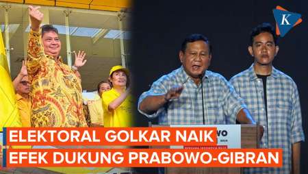 Golkar Akui, Elektoral Naik karena Mendukung Prabowo-Gibran