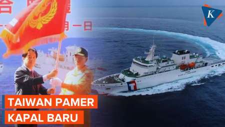 Perkuat Kemanan Laut, Taiwan Pamer Kapal Fregat Baru