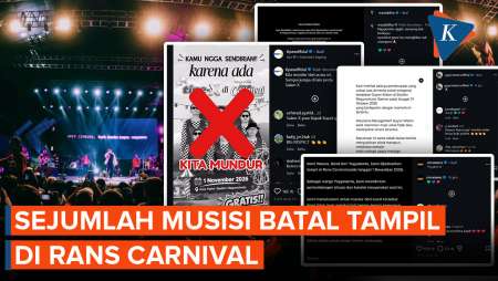 Sejumlah Musisi Batalkan Penampilan di RANS Carnival