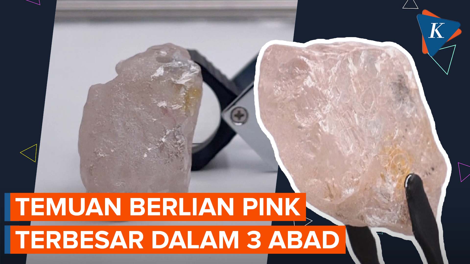 Menakjubkan! Berlian Pink Langka 170 Karat Ditemukan di Angola
