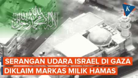 Militer Israel Rilis Rekaman Serangan Udara di Gaza