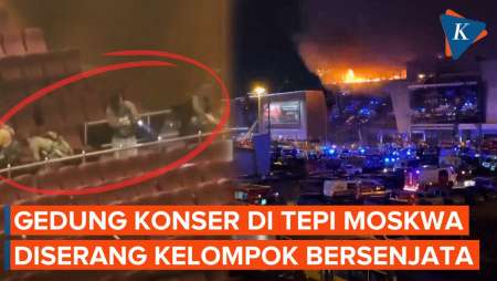 Penembakan Massal di Konser Moskwa, 40 Penonton Tewas dan 100 Orang Terluka