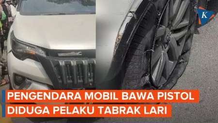 Kronologi Pengendara Fortuner Diduga Tabrak Lari di Medan, Bawa Pistol, Sempat Dikejar Ojol