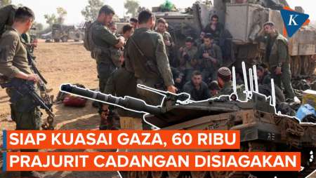 60.000 Prajurit Cadangan Disiagakan, Israel Bersiap Ambil Alih Kota Gaza