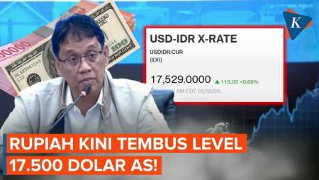 Rupiah Tembus 17.500 Per Dolar AS, Ini Langkah Pemerintah Mulai Besok