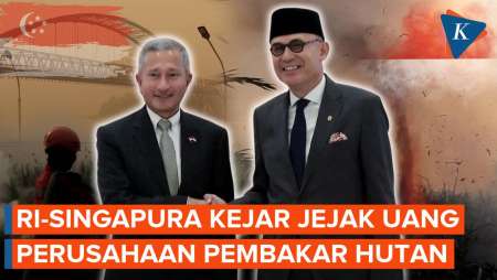 Indonesia-Singapura Telusuri Uang Pembakar Hutan, Siap Kejar Aset Lintas Negara!