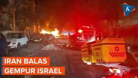 Timur Tengah Memanas! Sirine Meraung di Tel Aviv, Ada Suara Ledakan dan Kobaran Api