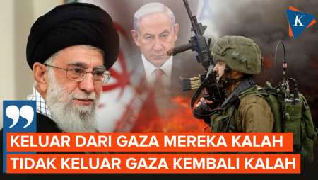 Pemimpin Tertinggi Iran Yakin Israel Segera Takluk di Luar atau Dalam Gaza