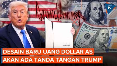 AS Ubah Desain Uang Kertas Dollar, Ada Tanda Tangan Trump?