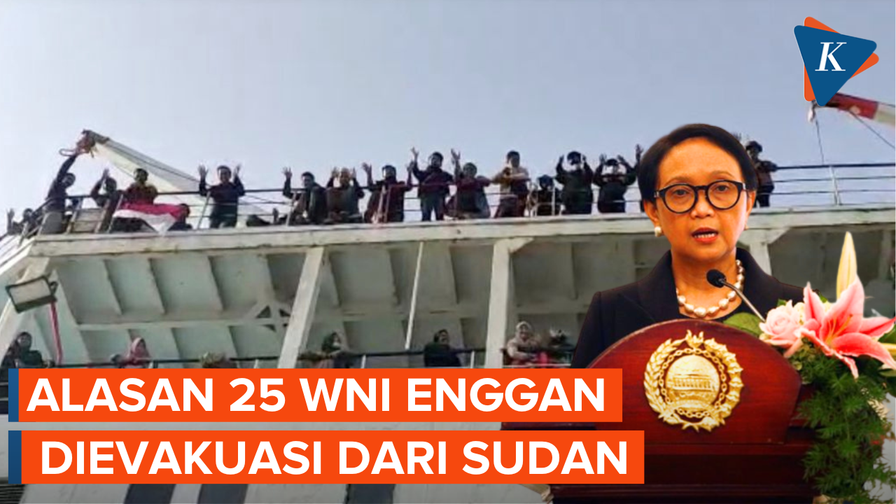 Kemenlu Sebut 25 WNI Enggan Dievakuasi dari Sudan