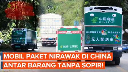 Canggih! China Kerahkan Mobil Paket Nirawak, Antar Barang Tanpa Sopir Di Pegunungan