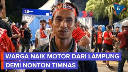 Naik Motor dari Lampung ke Jakarta, Akhirnya Gagal Nonton Timnas di GBK