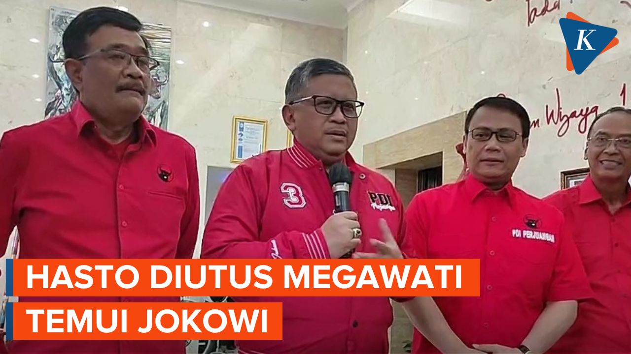 Di Tengah Isu Reshuffle, Megawati Utus Hasto Temui Jokowi, Ada Apa?