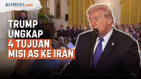 Trump Ungkap 4 Tujuan Serangan AS Ke Iran, Usai Sempat Hindari Wartawan