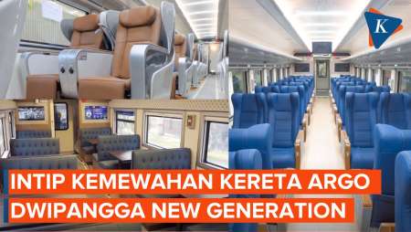 Kemewahan KA Argo Dwipangga New Generation, Pakai Kereta Eksekutif dan Luxury Terbaru!