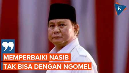 Prabowo Sebut “Ngomel” Tidak Selesaikan Masalah