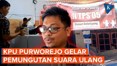 Gara-gara 1 Orang, 1 TPS di Purworejo Gelar Pemungutan Suara Ulang