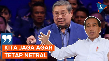 Respons Jokowi soal SBY Khawatir Alat Negara Dipakai Cawe-cawe