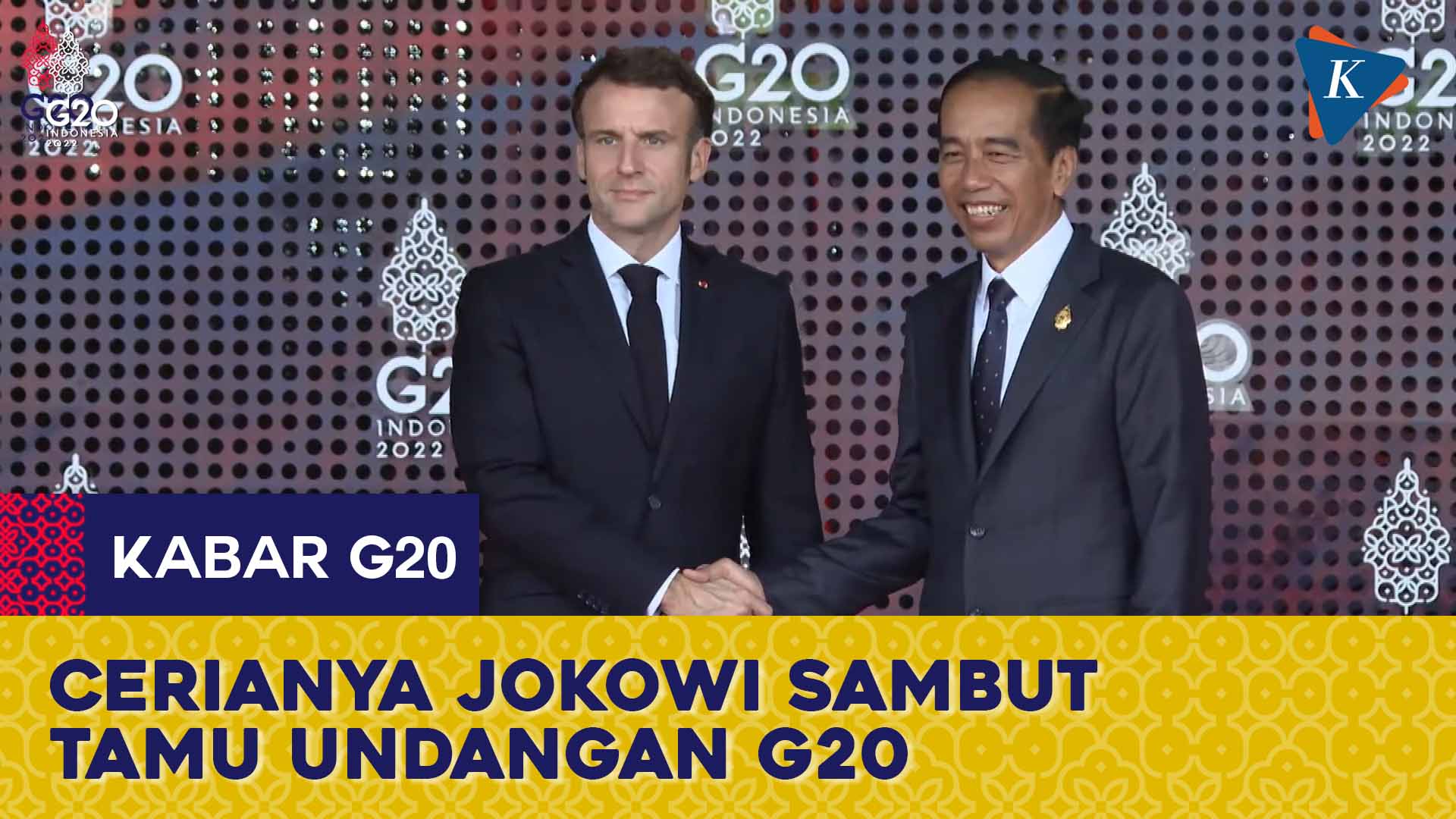 Cerianya Jokowi Sambut Para Tamu G20