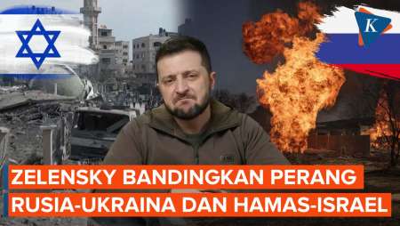 Zelensky Bandingkan Serangan Hamas ke Israel dengan Invasi Rusia ke Ukraina