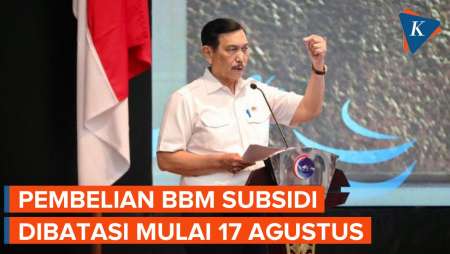 Luhut: Pembatasan Pembelian BBM Subsidi Mulai 17 Agustus