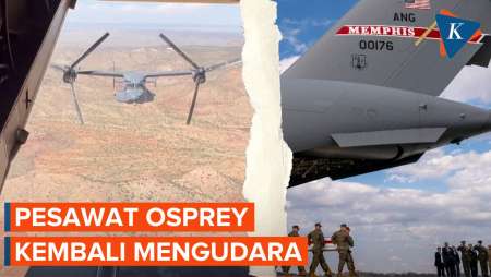 Momen Osprey Kembali Mengudara Usai Tewaskan 8 Anggota Militer AS di Jepang