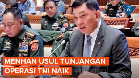Menhan Usul Tunjangan Operasi TNI Naik 75 Persen: Kalau Bisa 100 Persen