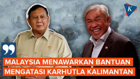 Prabowo Bertemu Wakil PM Malaysia, Terima Bantuan Untuk Penanganan Karhutla Di Kalimantan