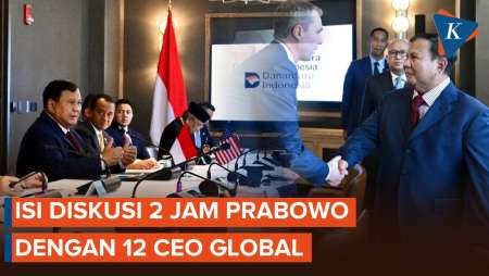 Prabowo Bertemu 12 CEO Perusahaan Global Di AS, Apa Yang Dibahas?