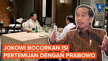 Makan Malam Bareng Prabowo Selama 2,5 Jam,  Ini Yang Dibahas Jokowi