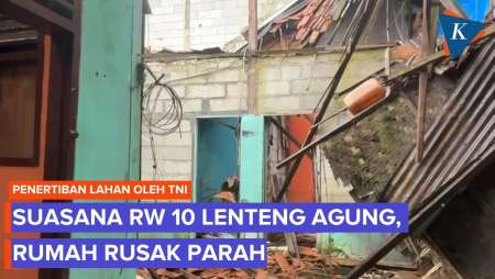 Dua Rumah Rusak Parah, Atap Jebol Dan Ditinggalkan Penghuni