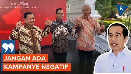 Jokowi Bocorkan Isi Pembicaraan dengan Tiga Bacapres di Istana