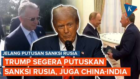 Besok Trump Putuskan Sanksi Rusia, Tunggu Laporan Utusan AS di Kremlin