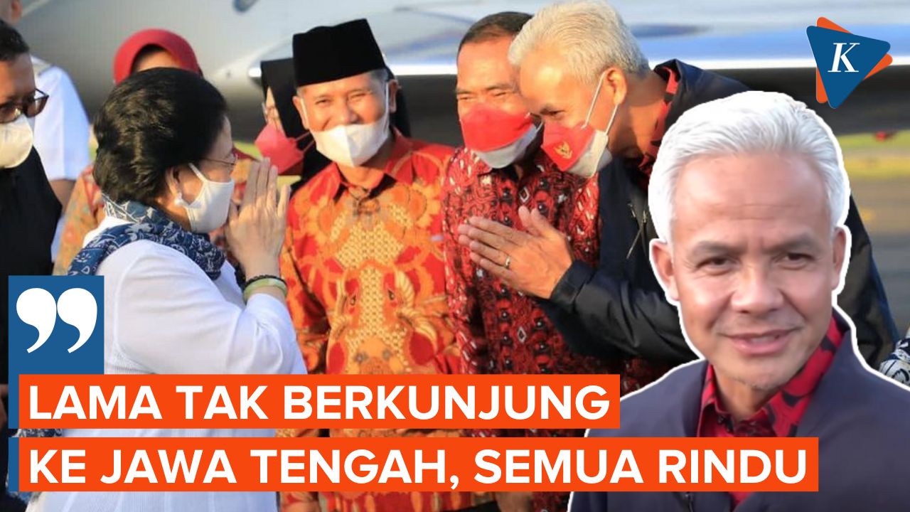 Ungkapan Rindu Ganjar pada Megawati
